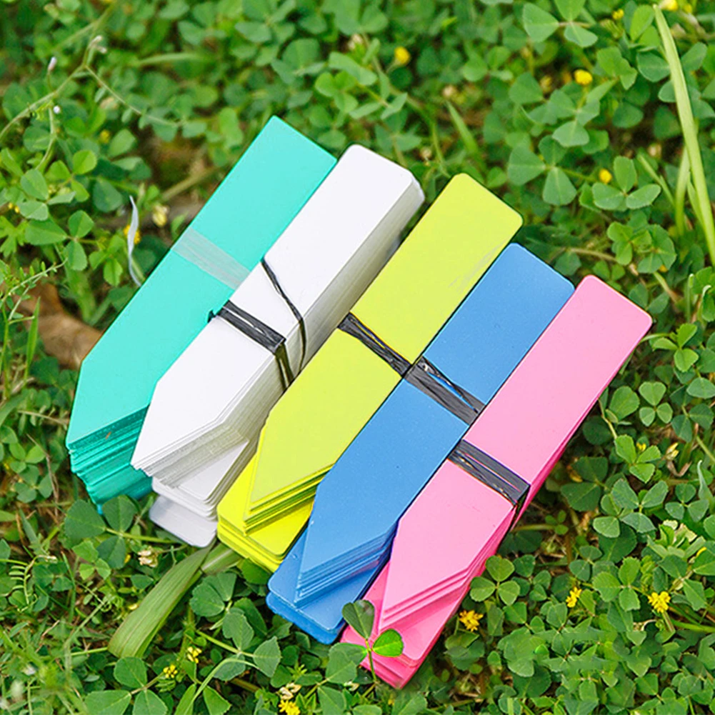 50/100 шт. водонепроницаемые пластиковые бирки для этикеток | Дом и сад