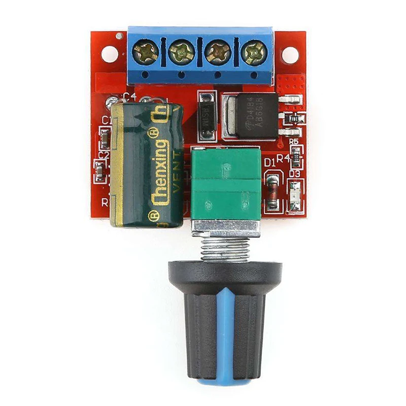 Мини DC-DC мотором 12В Скорость Управление; модуль 5A 90W PWM 4,5 V-35 V DC Регулируемый Скорость контроль регулятора переключатель регулятора 24V