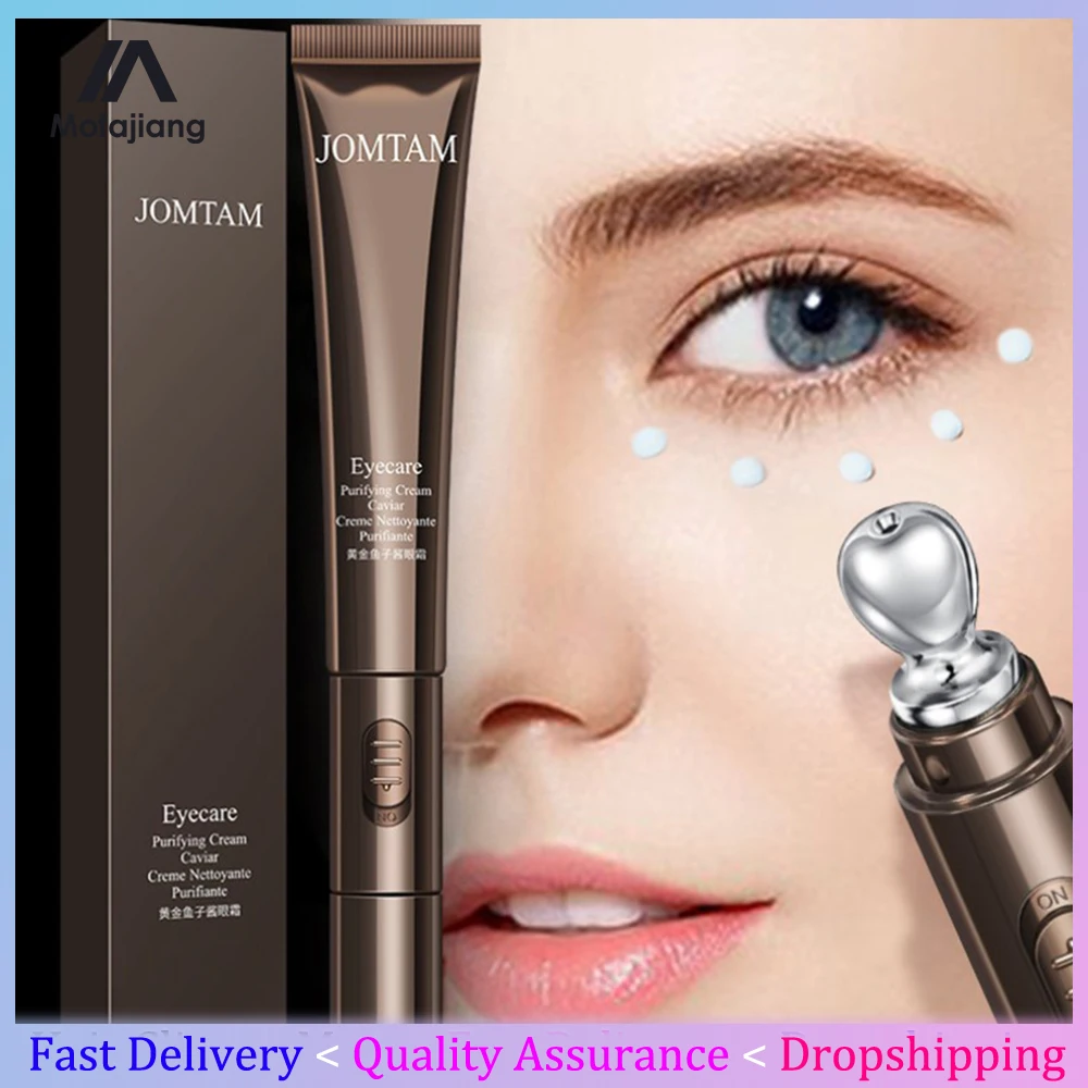 

Eye Care Cream Electric Massager 2 in 1 Remove Eye Bags Fine Lines Dark Circles Anti-Wrinkle Aging Skin Firming Beauty Cream