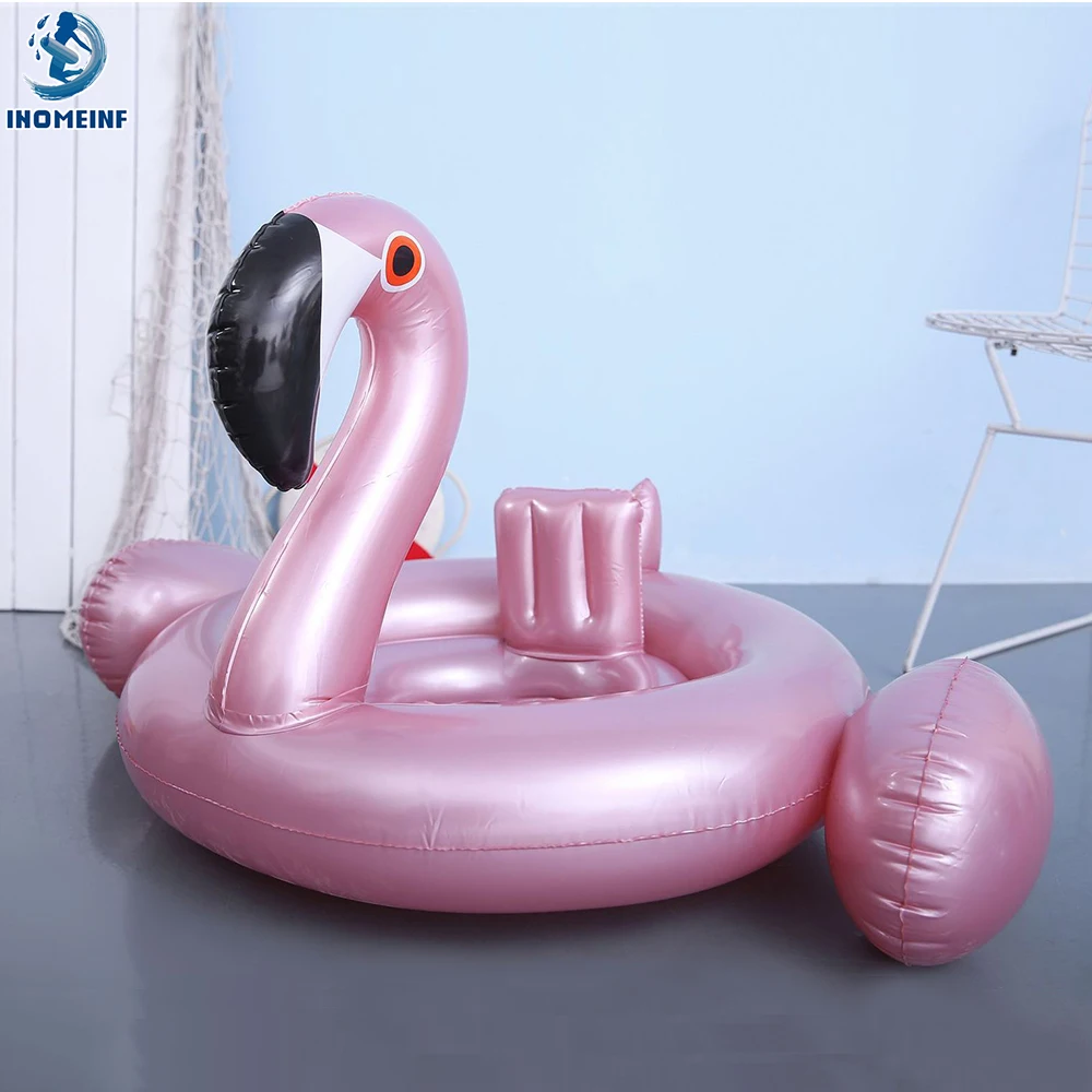 Надувное сиденье в виде фламинго розовое золото | Спорт и развлечения