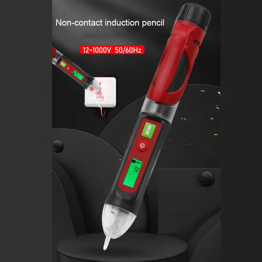 

Non-Contact Electric Pencil AC / DC Voltage Meter Tester Pen Backlight Sound Light Electrician Circuit Tester Detector
