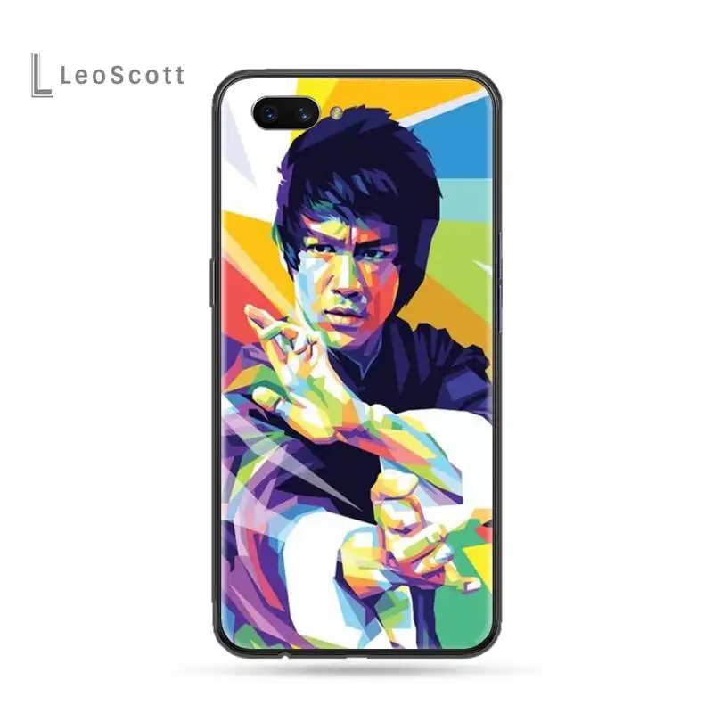 

Bruce Lee Chinese kung fu Phone Case For OPPO F 1S 7 9 K1 A77 F3 RENO F11 A5 A9 2020 A73S R15 REALME PRO