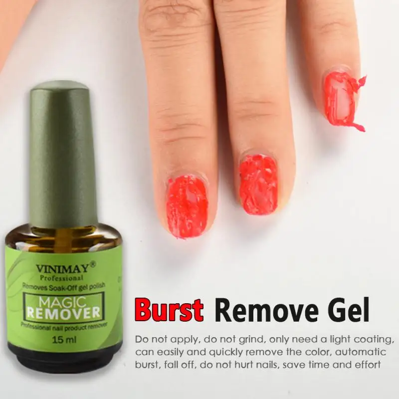 15ML Nail Gel Polish Burst Magic Remover Soak Off UV LED Fast Healthy Cleaner Solution TSLM1 | Красота и здоровье