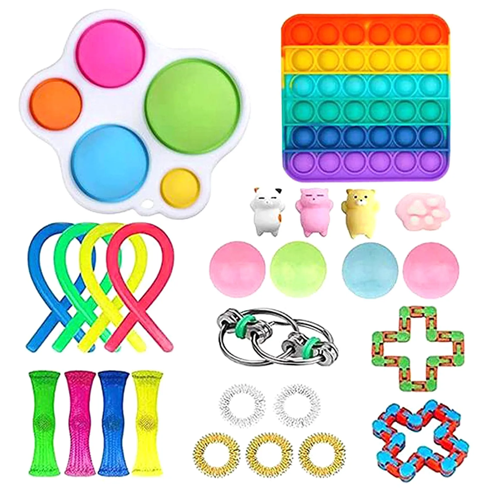 

Fidget Toys Set Sensory Fidget Toy Set Cheap Fidget Toys Relieve The Stress And Anxiety Popit Kawaii Anti Stress Funny Kids Toy