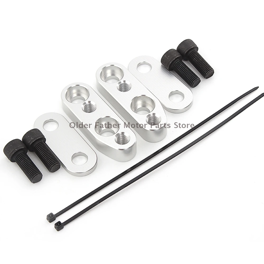 

Motorcycle handlebar gasket moto chrome handlebar riser clamp adapter For Honda GL1800 F6B 2001-2017