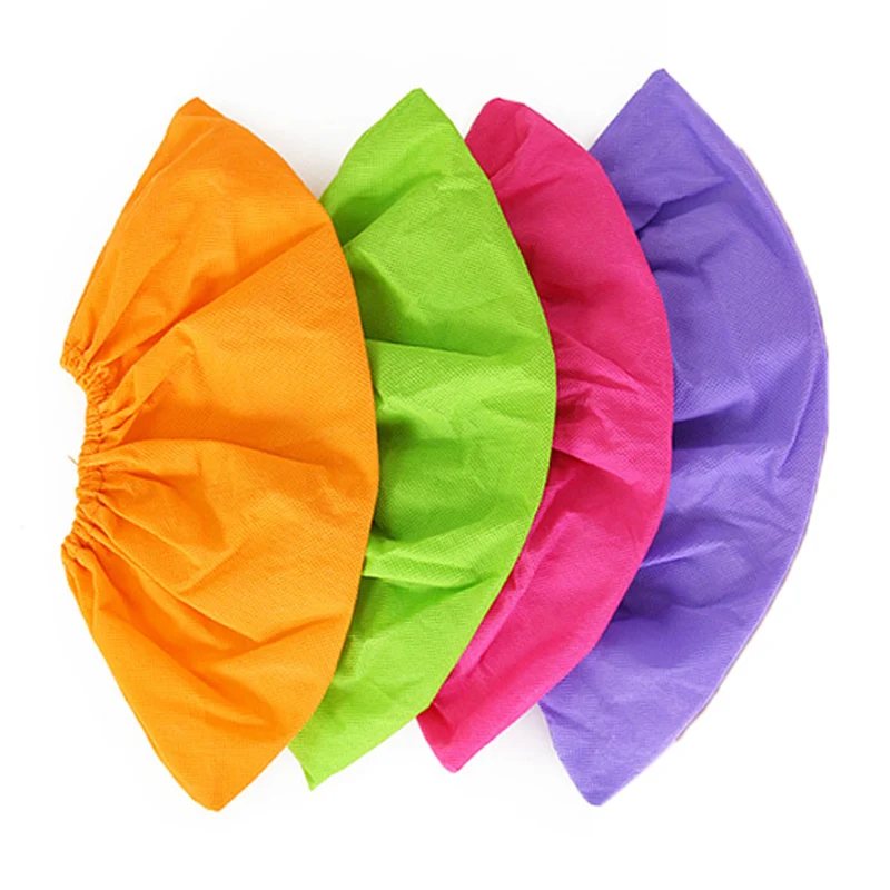 

Household Thick Non-woven Shoe Covers Anti-static Non-slip Washable Shoes Cover Print Cartoon Shoe Protector Unisex Shoe Covers