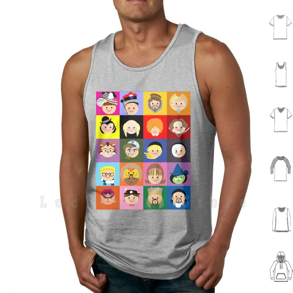 

Бродвейская майка Cuties, жилет, 100% хлопок, мюзикл, театральный кабарет, Энни, свинейтодд, кошки, литлесхоп, ужасы