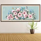 Алмазная 5D картина сделай сам с цветами, пейзаж, полноразмерная, круглая вышивка, пейзаж, мозаика, картина из стразы, украшение для дома