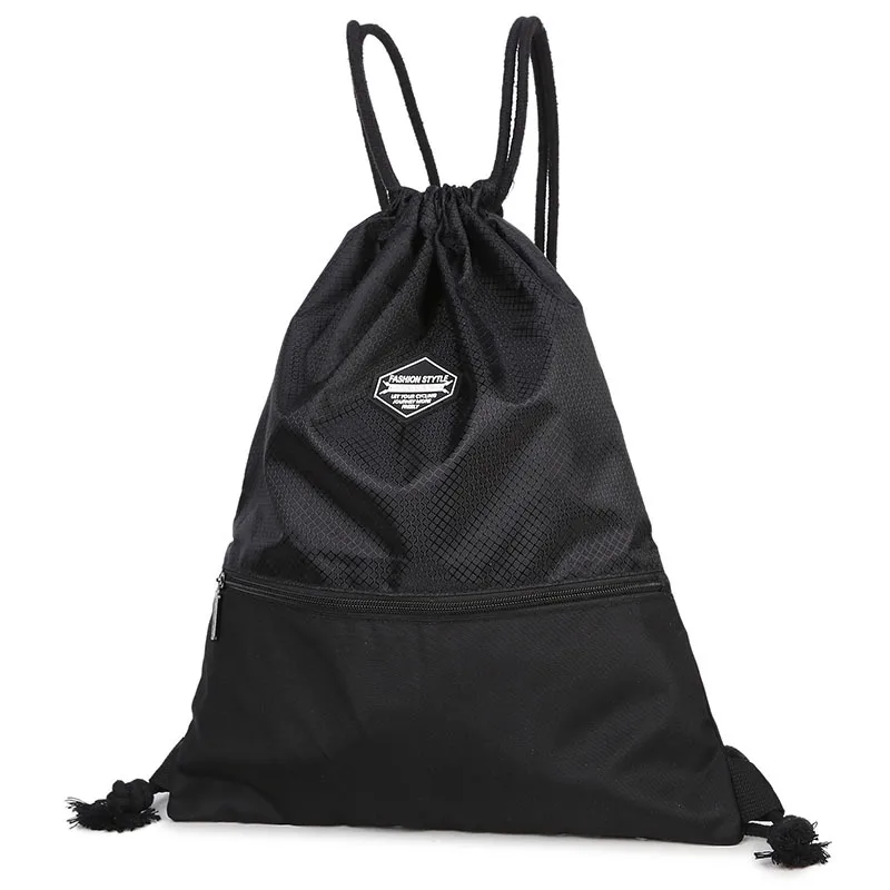 Новый шнурок рюкзак на шнурке моды для мужчин и женщин открытом воздухе
