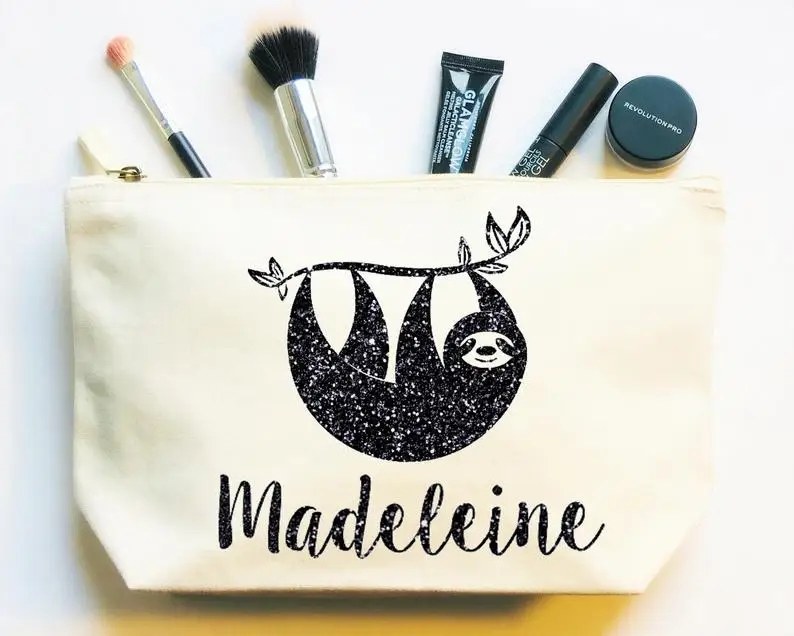 Свадебный подарок с благодарностью индивидуальные косметички для ресниц