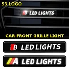 1 шт. автомобильный передний капот радиатор решетка радиатор эмблема значок наклейка светодиодные декоративные фары для VW Volkswagen Scirocco Bora Golf ПАССАТ шаран