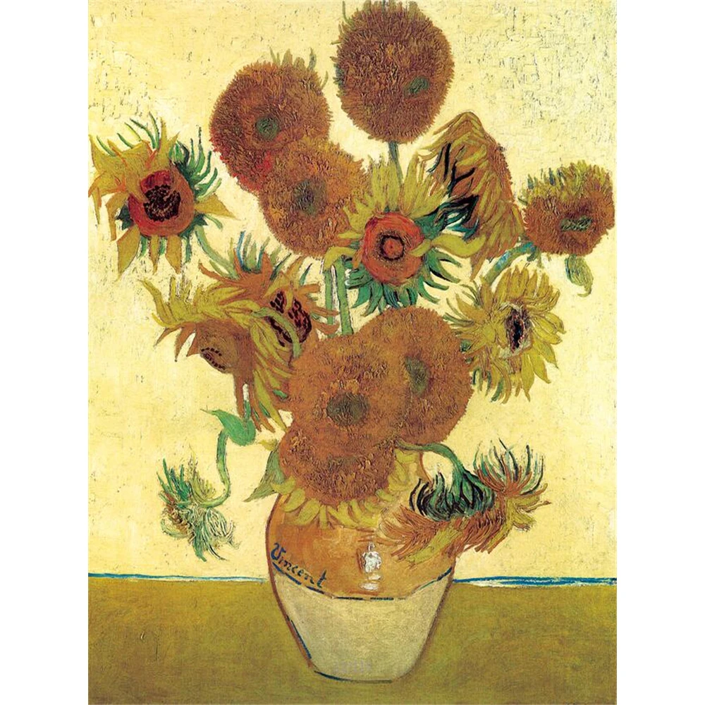 

Пейзаж Ван Гога DIY 3D полная алмазная живопись Алмазная мозаика Алмазная Вышивка Набор для домашнего декора Рождественский подарок набор ал...