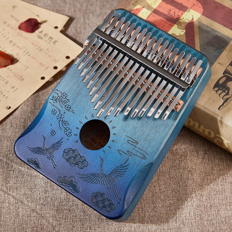 Пальцевое пианино Cega Kalimba 17 клавиш из красного дерева Mbira Африканский музыкальный