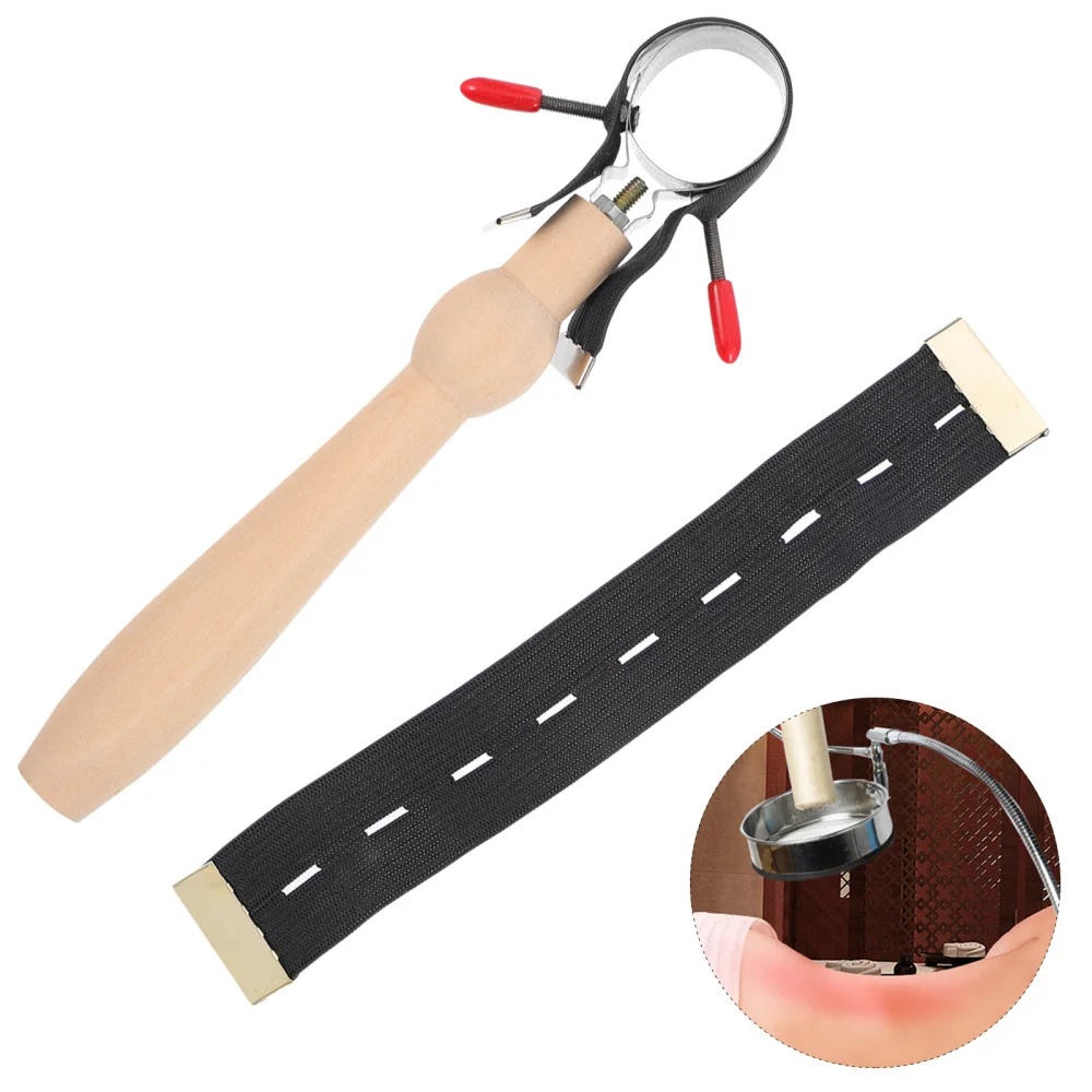 

1 Set Moxa Stick Holder Moxibustion Tool Moxa Roll Fixing Tool Handheld Rack