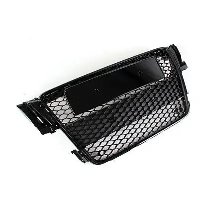 Черный решетчатый гриль RS5 для Audi A5 S5 2007 2011|front grill|honeycomb mesh grillehoneycomb |