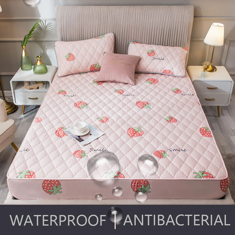 

Водонепроницаемый матрац подкладка чехол на матрас, стеганый матрас, защита для двуспальной кровати, простыня, наматрасник