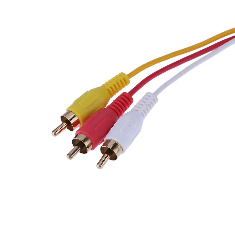 1 5 м HD HDMI-совместимый с 3RCA AV-кабелем 7 мм позолоченный аудио кабель адаптер