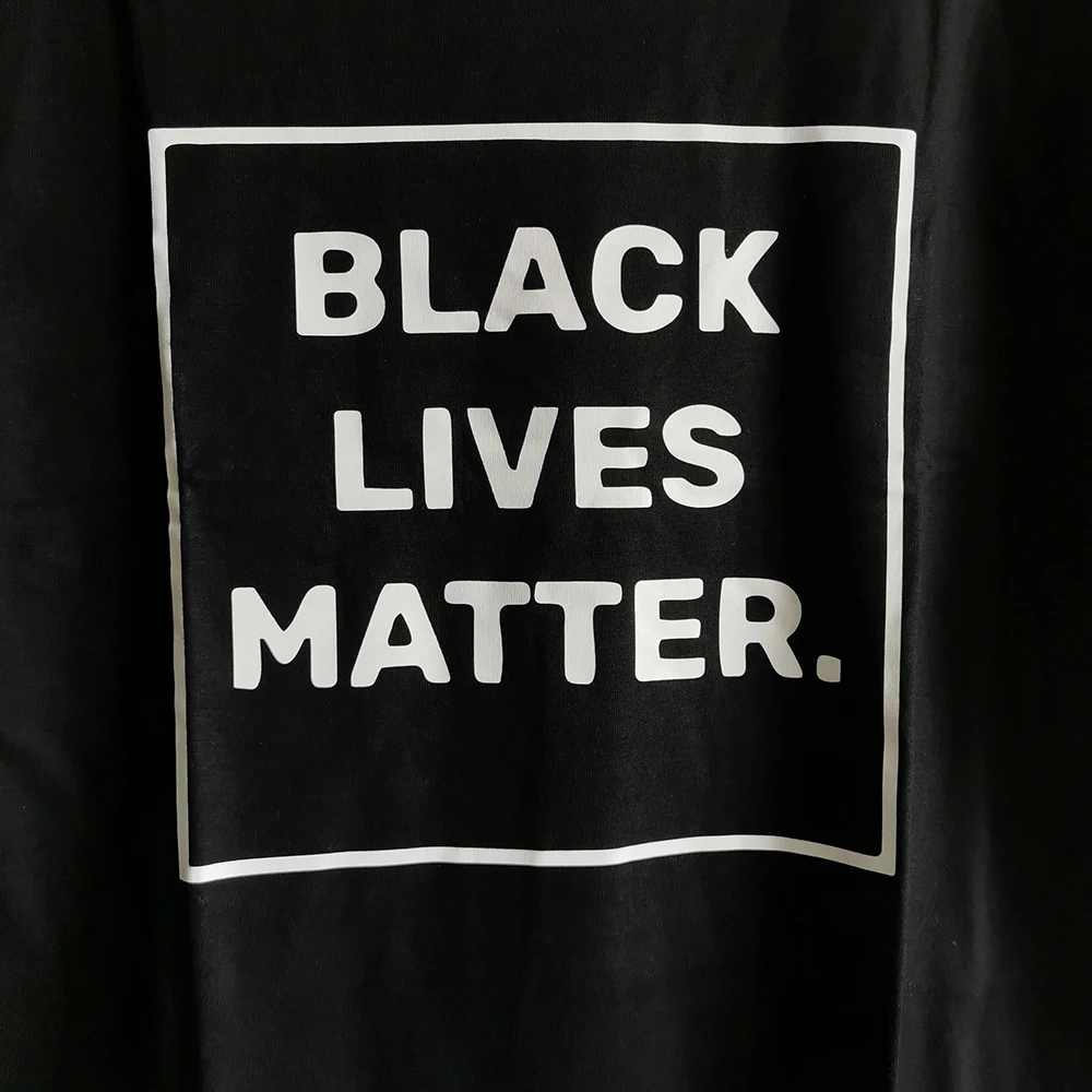 

Black Lives Matter Square Women Tshirts Cotton Casual Funny T Shirt for Lady Top Tee Hipster Shirts Human Rights Clothes 3XL