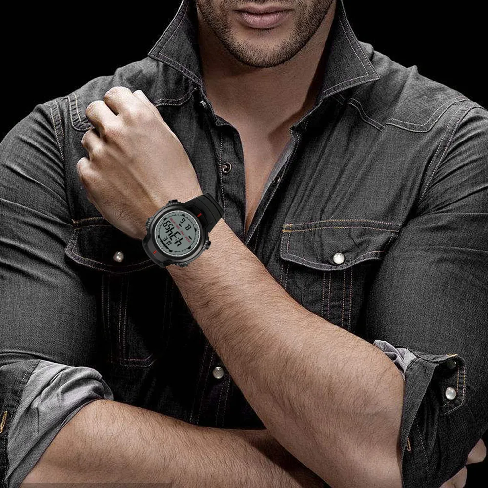 Мужские спортивные электронные часы усовершенствованная Взрывная модель