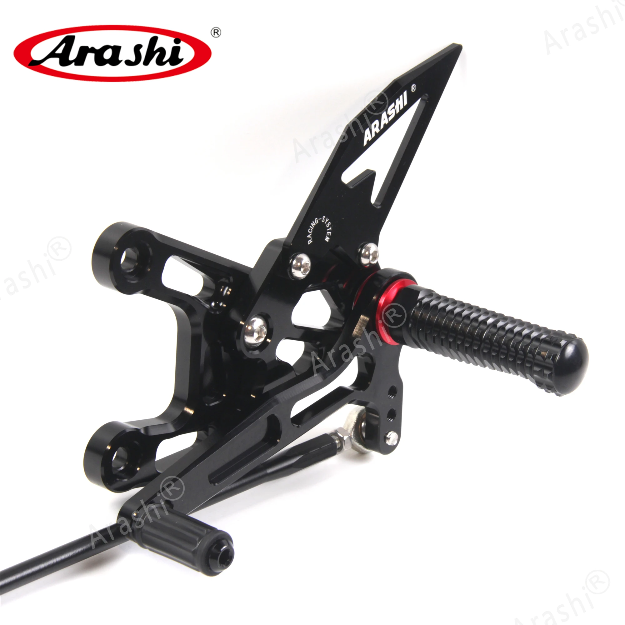 Араши регулируемая подножка для KAWASAKI NINJA ZX10R 2015 - 2021 ЧПУ Rearset сзади подножки педали