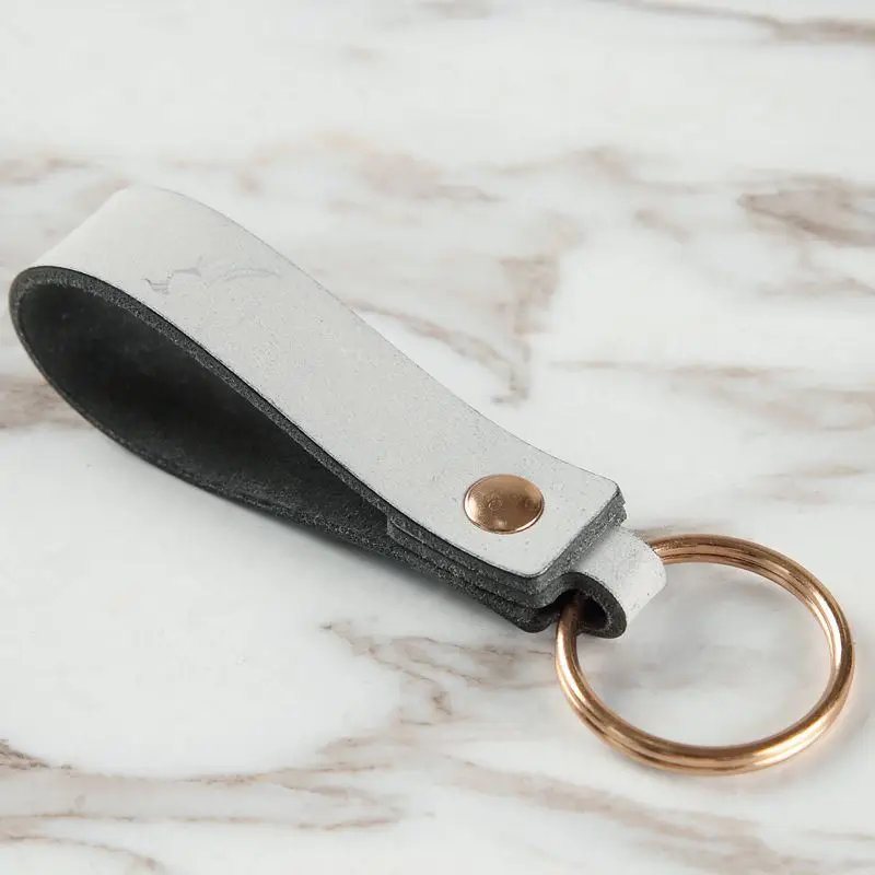 

Creative Pocket Ring Leather Keychains Housekeeper Key Chain Rope Covers Key Ring Bag Organizer Smart Case The Best Gift For Men
