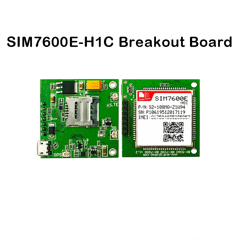 SIMCOM SIM7600E-H1C LTE Cat4 module breakout board low cost SIM7600E-H Core board LTE-FDD B1 B3 B7 B8 B20