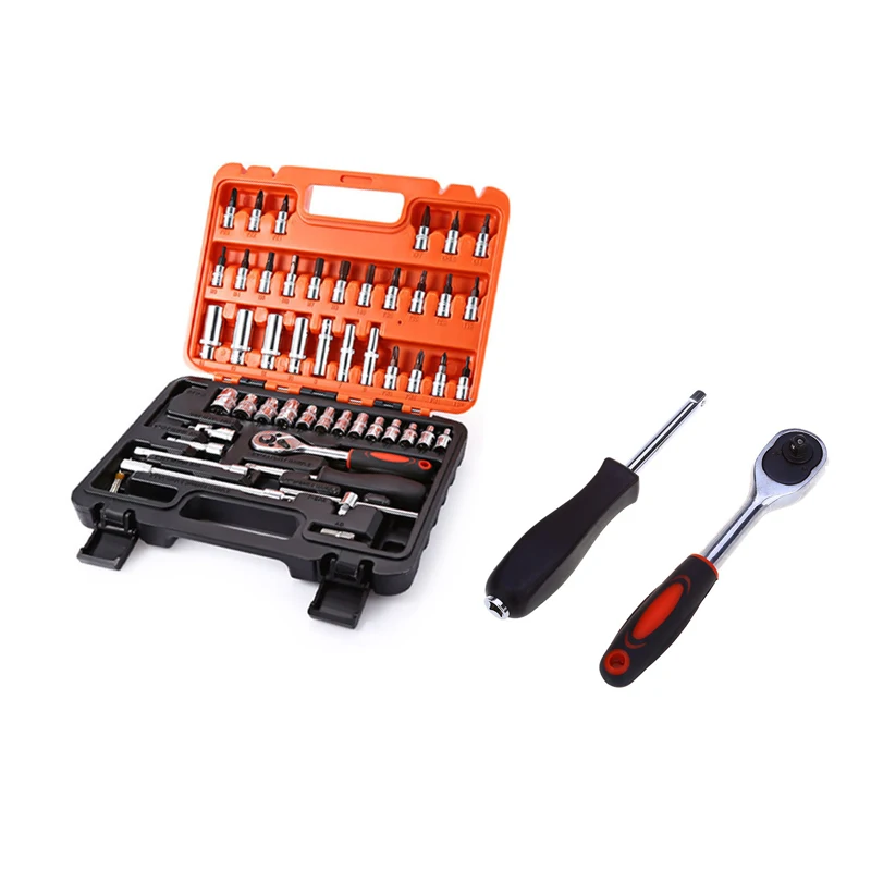 53 шт. набор инструментов для ремонта автомобиля с магнитной отверткой| |
