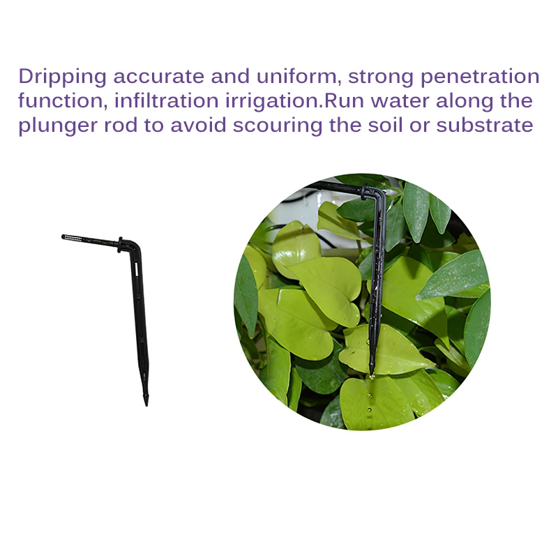 

Curved Irrigation Drippers Elbow Arrow Drip Emitters Water Saving Dripper For Greenhouse Garden Plants Flowers For Practical