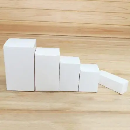 50 шт 13 размеров маленький кубик упаковочная бумага подарочная коробка белая