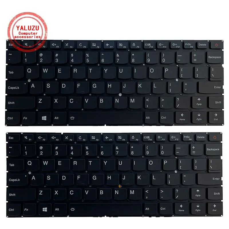 

New US laptop keyboard FOR Lenovo XiaoXin Air 13 AIR13 pro ideapad 710S-13ISK 710S-13IKB 510S-13ISK 510S-13IKB 13.3" Backlit