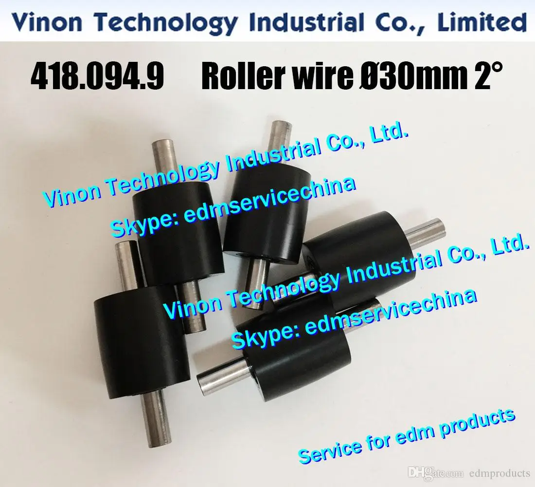 

Agie 418.094.9 edm провод ролика Ø30mm 2 ° для Agie AC150-AC370HSS 418,094, 4180949, A418094 A515 провод ролика розетка в комплекте