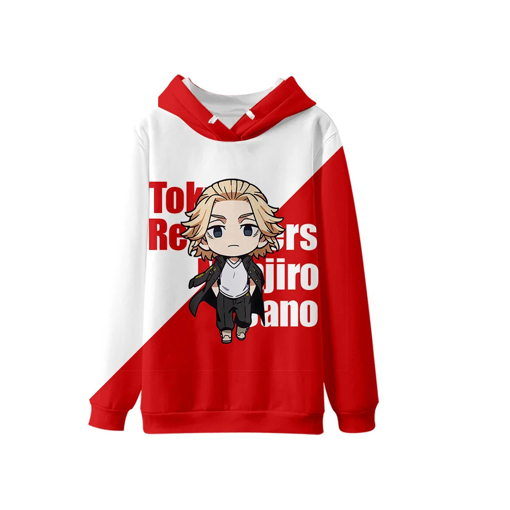 

Anime Tokyo Revengers Sweatshirts Cosplay Women Men Casual Hoodie Autumn Winter Pullover Manjiro Anime Hoodies cosplay Clothes