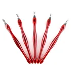 20 шт. Нержавеющаясталь кутикулы толкатель нейл-арта вилка Маникюрный Инструмент для обрезает омертвевшую кожу вилка щипцы толкатель триммер для удаления кутикулы