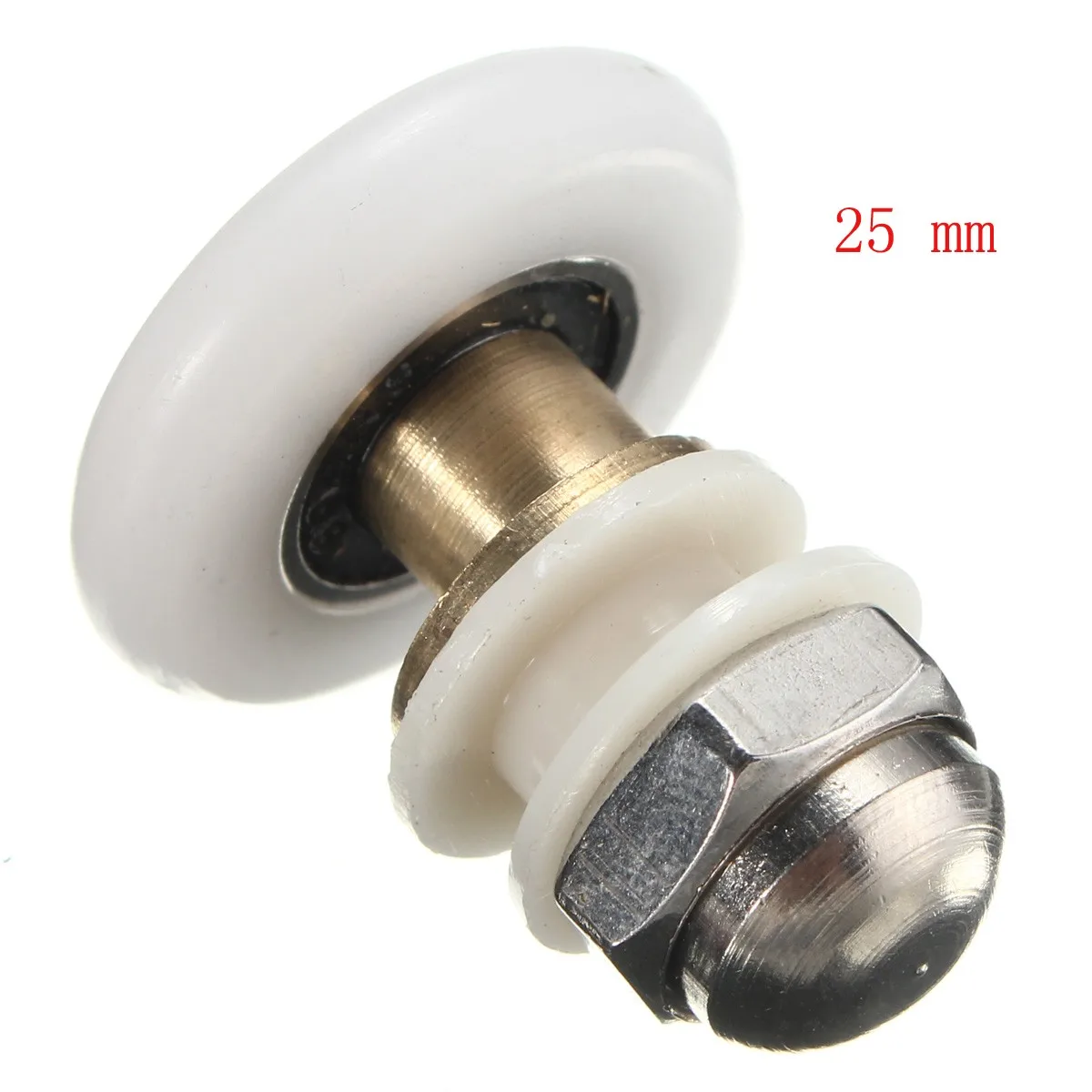 Сменная латунная душевая дверь 25 мм 4 шт./лот роликовая дорожка для ванной