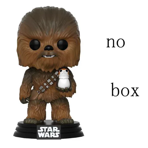 Chewbacca no box Звездные войны порг и первый заказ и боевой штурмовой танк Trooper 10 см Viny Модель Фигурки игрушки - Цвет: Chewbacca no box