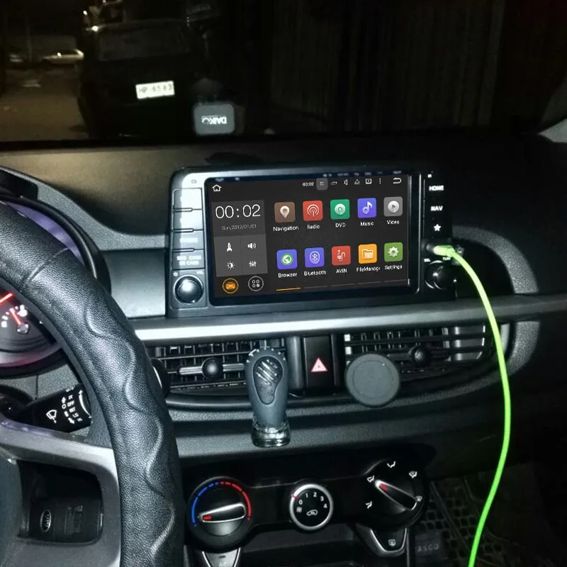 Android 9. 0 4 + 64 ГБ DVD плеер радио GPS навигация для KIA PICANTO/MORNING 10 2017 2018 мультимедийный
