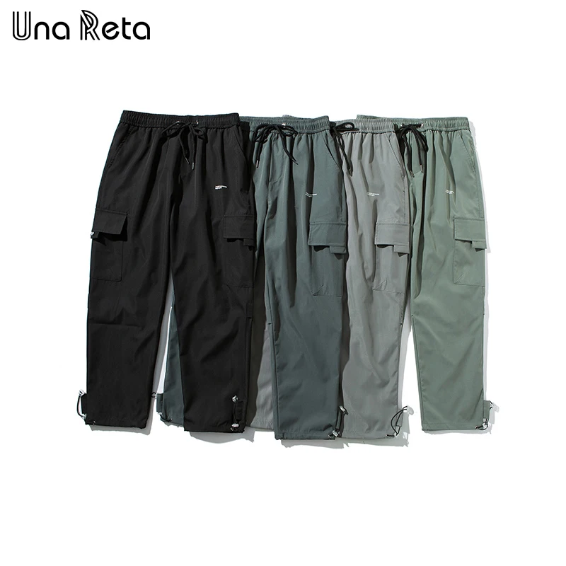 

Una Reta Men's Pants Spring New Arrivals Fashion Cargo Joggers Pants Harajuku Japanese Pants Casual Hip Hop Trousers Sweatpants
