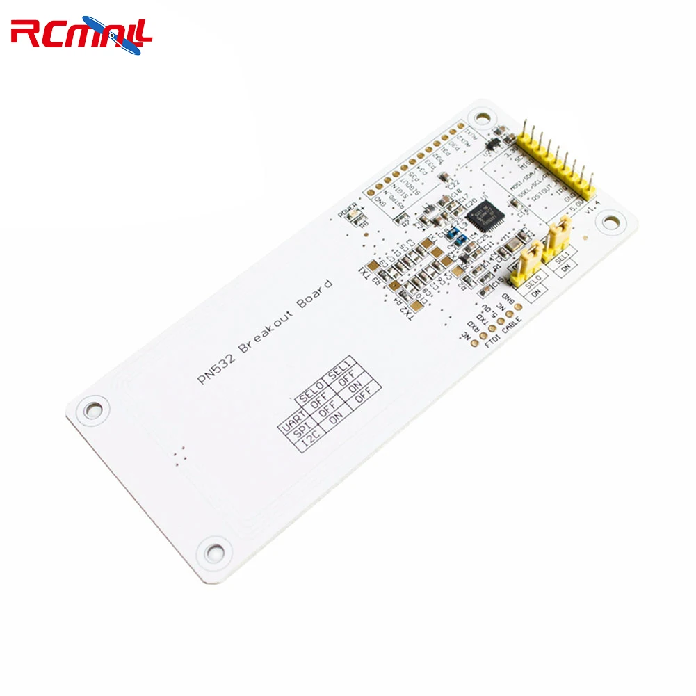 RCmall PN532 NFC/RFID плата V1.3 для совместимости с Arduino + белая карта |