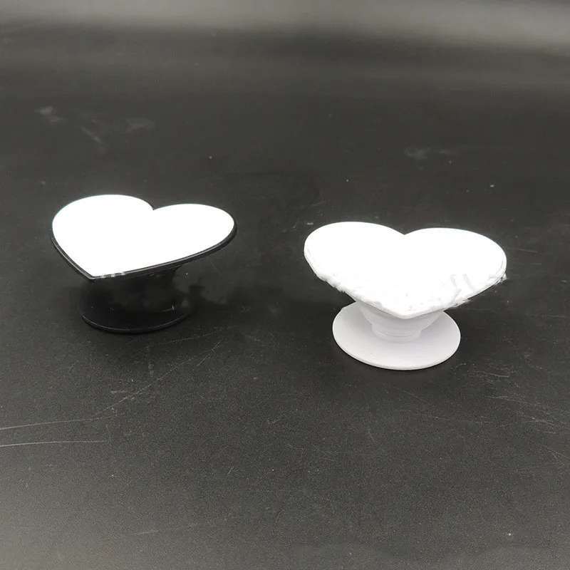 Новинка 100 шт./лот держатель для телефона с сублимационным сердцем металлической