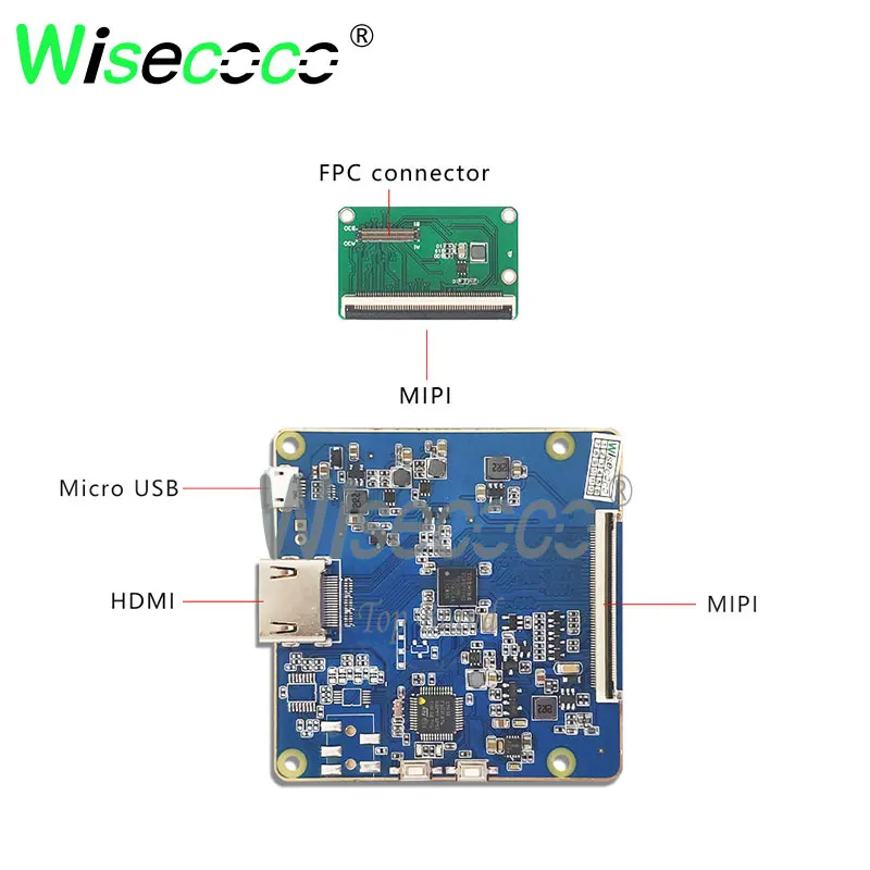 Снятая подсветка ЖК-дисплей 3840*2160 5 дюйма 4K с платой контроллера MIPI для 3D-принтера