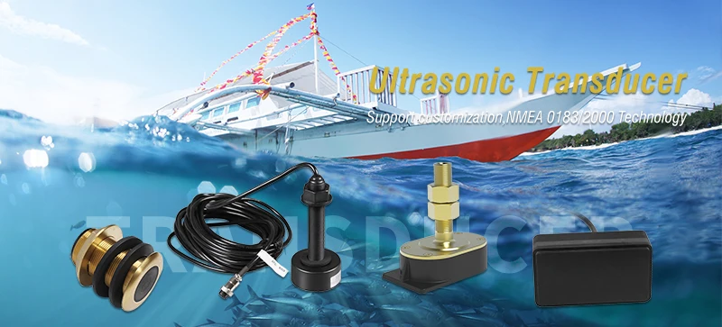 

Underwater fishing equipment echo sounder depth fish finder transducer marine