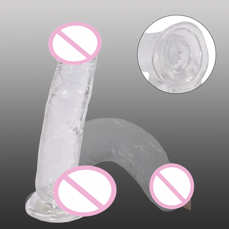 Гибкие реалистичные большие фаллоимитаторы поддельный член фаллоимитатор желе