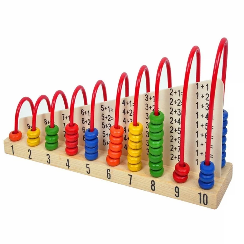

Kids Wooden Toys Child Abacus Counting Beads Maths Learning Educational Toy