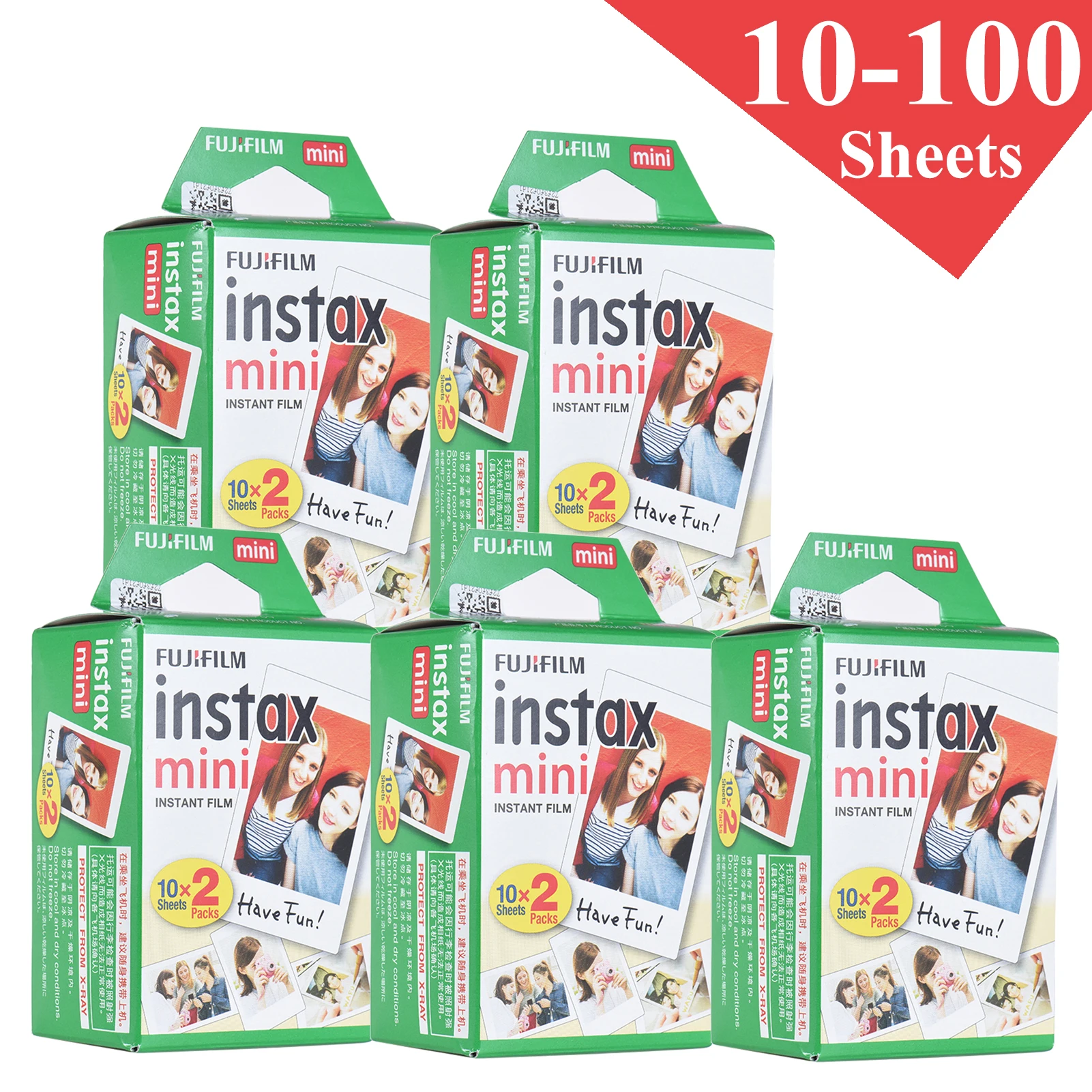 Пленка Fujifilm Instax Mini белая/цветная 10 100 листов белая 3 дюйма пленка для мгновенной