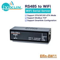 serial port rs485 rj45r to wifi serial server module hf elfin ew11 support tcpip telnet modbus tcp protocol data transfer dtu