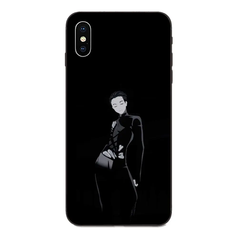 Юри на льду Юрий аниме мягкий хипстерский чехол для Galaxy C5 C7 J1 J2 J3 J330 J5 J6 J7 J730 M20 M30 Ace
