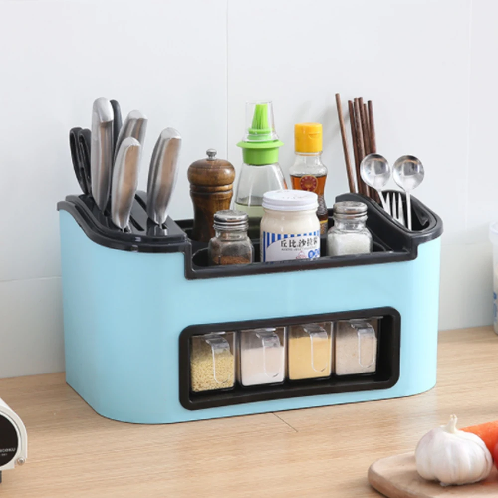 

Домашняя Однослойная приправа, приправа, кухонная полка, инструменты, строительный блок, органайзер для кухни