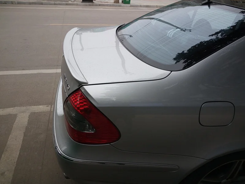 Спойлер для Mercedes Benz W211 E63 E200 E350 E280 спойлер из АБС материала заднего крыла