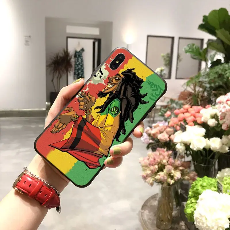 Боб Марли Лев растаман регги плотный чехол из ТПУ мягкий для мобильного телефона