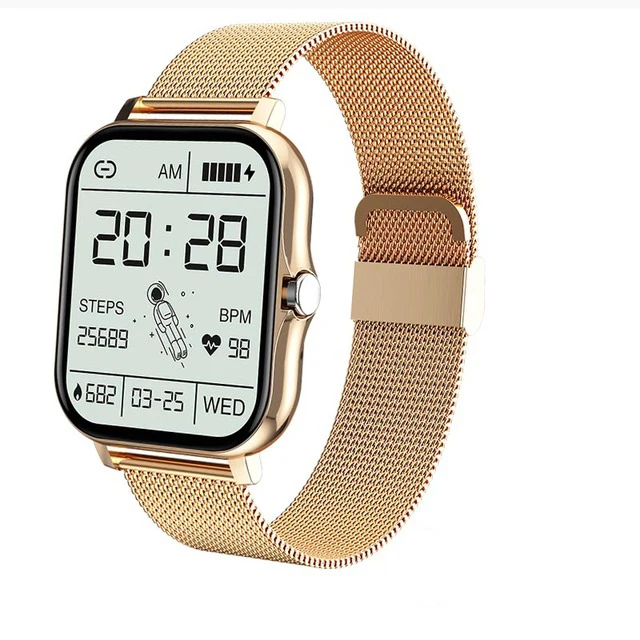 

New Women Smart Watch Men 1.69" Color Screen Full Touch Fitness Tracker Bluetooth Call Smart Clock Ladies Smart Watch Women